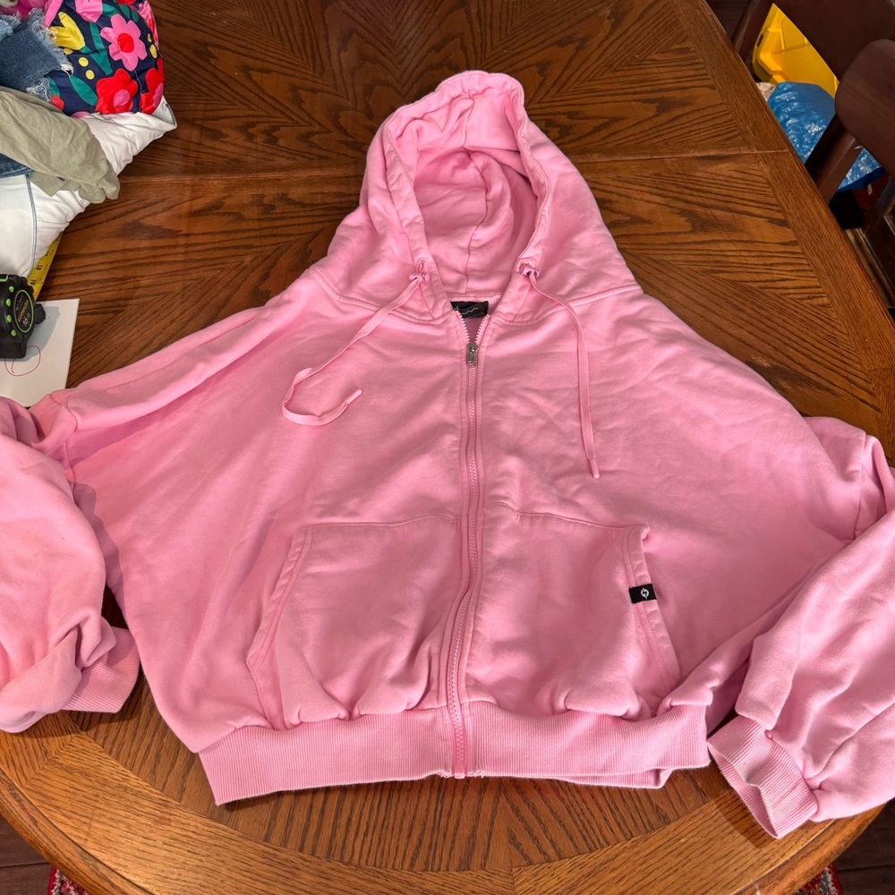 Popflex Zip Cloud Hoodie - Bubblegum - Picture 15 of 15